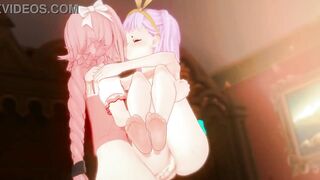 Kazuradrop And Astolfo Anime porn Feetjob Hookup Destiny Grand Order Eating Soles Mmd THREE DIMENSIONAL Clear Blue Clothes