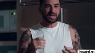 My wondrous bro drill my rectum in kitchen
