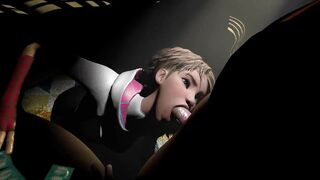 Spider Gwen Inhaling Beefstick