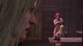 Red-haired Futa Pummels two Blondes 3 DIMENSIONAL - Fresh Gameplay