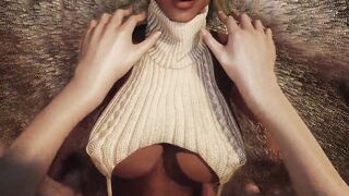 Ample Blondie Futa Ruins your Virgin caboose (POINT OF VIEW)