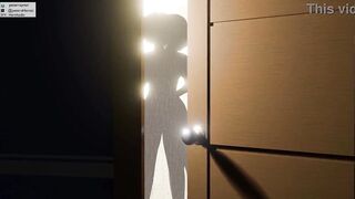 Ben and Tyra's sizzling bathroom