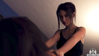 ERUPTION IMMINENT #114 • She coats her back in jets of steaming, gloppy spunk