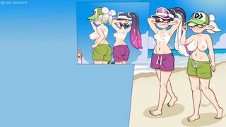 Hermaphroditism Splatoon on the super-steamy beach
