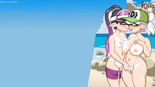 Hermaphroditism Splatoon on the super-steamy beach
