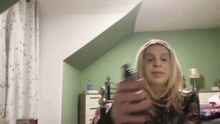 Alikat2 very first attempt of horse fuck stick