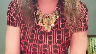 Huge-chested Sissy Jizzing