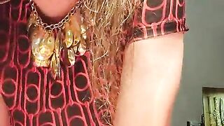 Huge-chested Sissy Jizzing