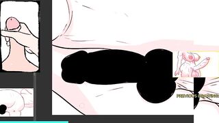 Anime Trans Hermaphroditism Nymph Lounging on Her Side Displaying Hefty Fuckpole and Rump to Camera - Ginormous Swell Beef whistle and Ideal Culo - ten Minute Gal Voice Jerk Off Instructions