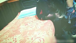 Chick transvestite, femboy and crossdresser: a barred night
