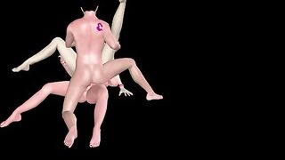 Animated Transgirl Porno - Fabulous Transgirl & Dude Dual Plumbing Damsel Labia & Donk