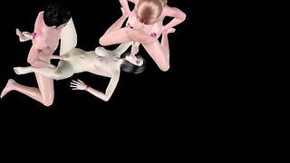 Animated Transgirl Porno - Stud Plumbing Nymph Missionary while She Munches Transgirl Knob