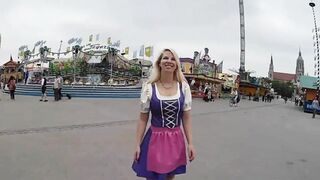 Sexy german latex dirndl sluts - I'm wearing a sexy latex flutter-apron dirndl