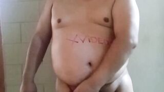 Saline ball latino scrotum