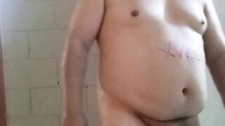Saline ball latino scrotum