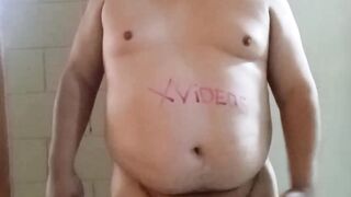 Saline ball latino scrotum