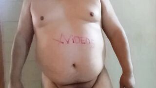 Saline ball latino scrotum