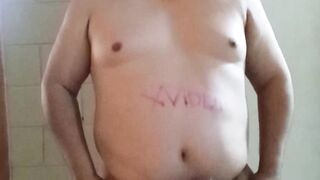Saline ball latino scrotum 4