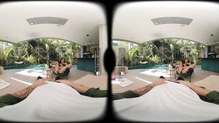 VRB Trans: Jaw-dropping Ladyboy Model Sophia Montesino Porks Anally In Her First-ever Dialogue - VR Porno