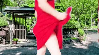 1 Dancer Super hot Wondrous Caboose and Sweet Femboy Shaft Enticing Sundress White Sissy