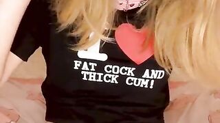Sissy Fuckslut Ball Busting Jessica Bloom Has 2 Plapping Orgsams Back to Back And Slurps Her Own Jizm!