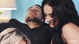 TRANS ANGELS - A Night Out Turns To A Sultry Threeway For Sheena Ryder, Dante Colle And Aubrey Kate