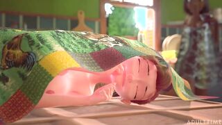 3DGSPOT - Lil' Trans Smashes With Massive Buxom Trans! FRENCH SUBTITLES! THREE DIMENSIONAL TOON PORNOGRAPHY!
