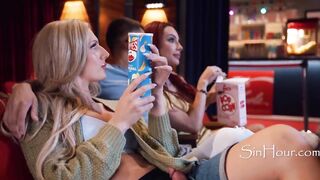 Chips, Popcorn, and Cockcorn Surprise - Jade Venus, Ariel Demure, Nicky Zeal