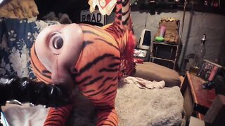 Bootie Female Tiffany Ciskiss Costume play Tigra Pt two Femboy Humping Good-sized Fucktoys Long Cut