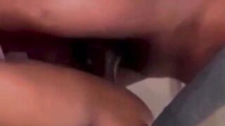 BIG BLACK COCK MAKES SISSY TAP OUT