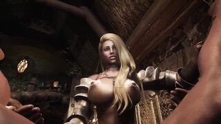 Light-haired Futa queen Gives you Guts Ejaculation(POINT OF VIEW)
