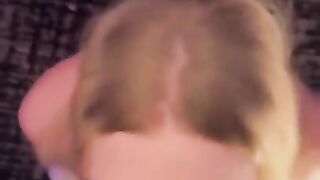 Towheaded Transsexual Gasps On Big black cock