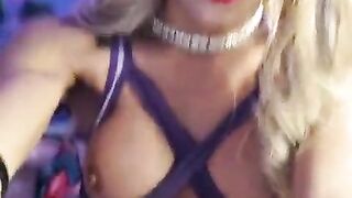 Soddening her face in epic humungous fountains while milking her h*rsecock to porno. Stallion in fever alert.