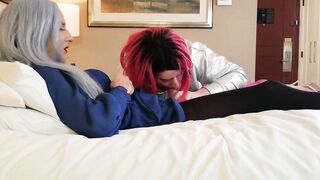Trans Kelsey Schoolteachers Inhales Crossdresser's Enormous Manstick