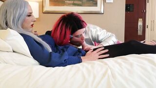 Trans Kelsey Schoolteachers Inhales Crossdresser's Enormous Manstick