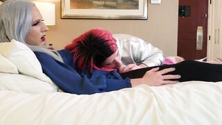 Trans Kelsey Schoolteachers Inhales Crossdresser's Enormous Manstick