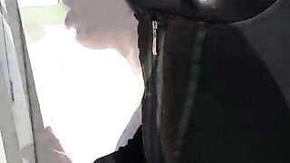 Sissy TRANSSEXUAL Kandi Superslut in Harness and Stilettos PMV