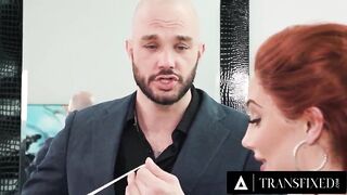 MESMERIZED - Red-haired Fashionista Ariel Demure Wanna Taste Dangled Designers Spear