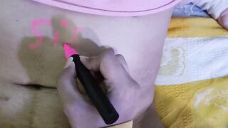 Sissy is predominated and humilliated by BIG BLACK COCK