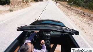 This is my fortunate journey with TRANSSEXUAL hitchhiker