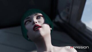 Zero-G Cabin Visit: Lyra Gives Futa Kaelen a Messy Blowage, Moist Missionary & Side Shag with Phat Jizz flows