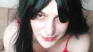 Femboy in Swimsuit Looks Promiscuous Pretty Glamorous