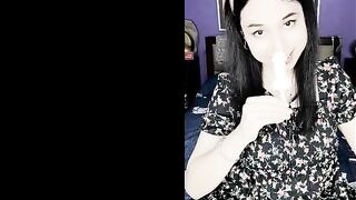 pretty tgirl DaniTheCutie gets whorey with joy candies