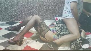 Chick transvestite luvs to perceive a meatpipe