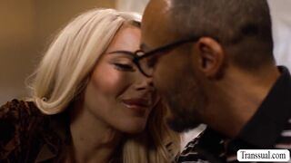 TRANSSEXUAL roomservice assfuck pulverized by rich black man