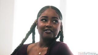 Ebony coed wants handson sex ed with the sexy shemale nurse