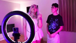 I helped her record vids for her social media and we concluded up having hook-up
