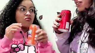 Burping Compete Gulping Soda Lezzy Sassy Duo