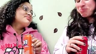 Burping Compete Gulping Soda Lezzy Sassy Duo