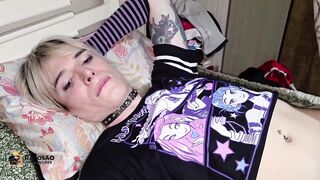 The horny lil white man gave a excellent time to the senior stud.